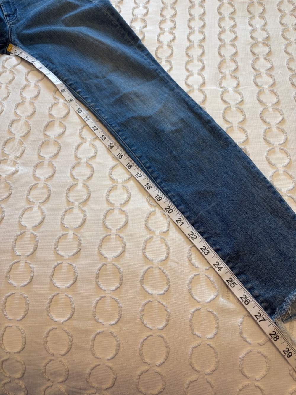 MOTHER The Stunner Ankle Step Fray Jean Good Girls Do size 26 - Picture 12 of 12